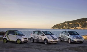 Mercedes-Benz A-Klasse E-CELL, B-Klasse F-CELL und smart electri