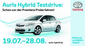 Toyota Auris Hybrid Kundentestfahrten