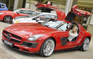 Essen Motor Show 2010 Mercedes SLS AMG veredelt von Brabus Foto: Rainer Schimm/©MESSE ESSEN GmbH