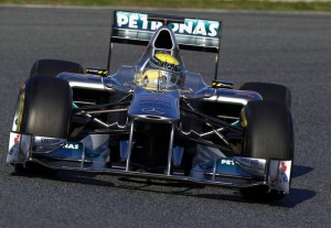 Formel 1-Testfahrten von MERCEDES GP PETRONAS in Barcelona, Spanien - 18.-21. Februar 2011 - Nico Rosberg